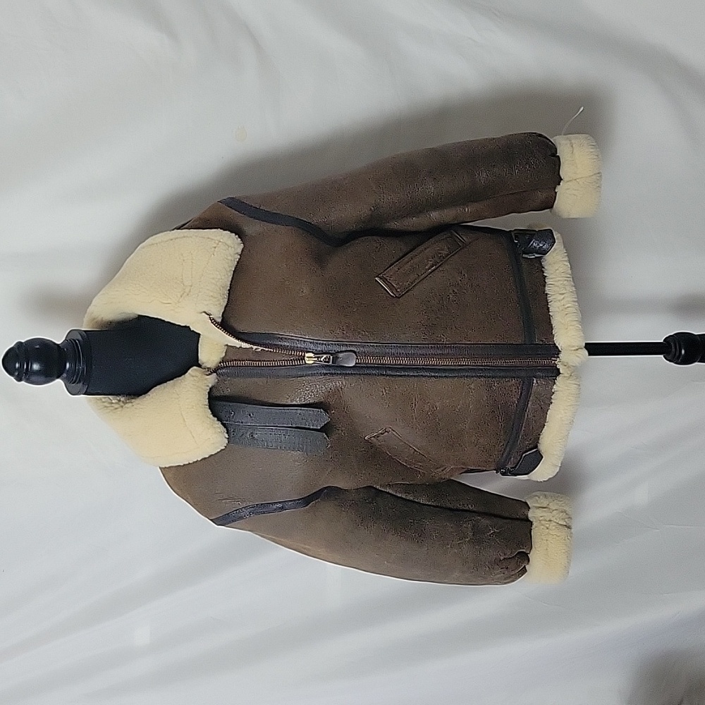 Vintage Avirex LTD sheepskin flight jacket